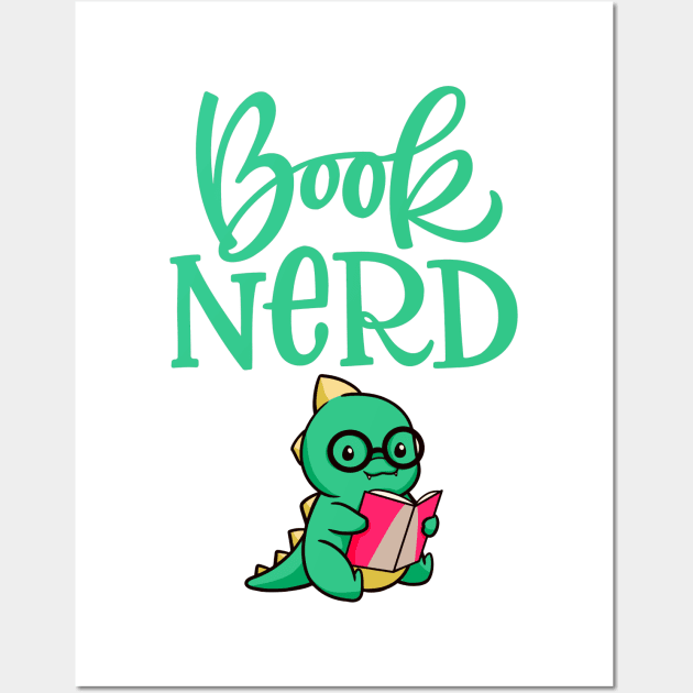 Book Nerd Wall Art by My Tribe Apparel